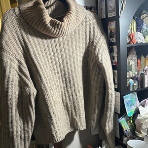 Universal Thread Beige Cowl Neck Sweater